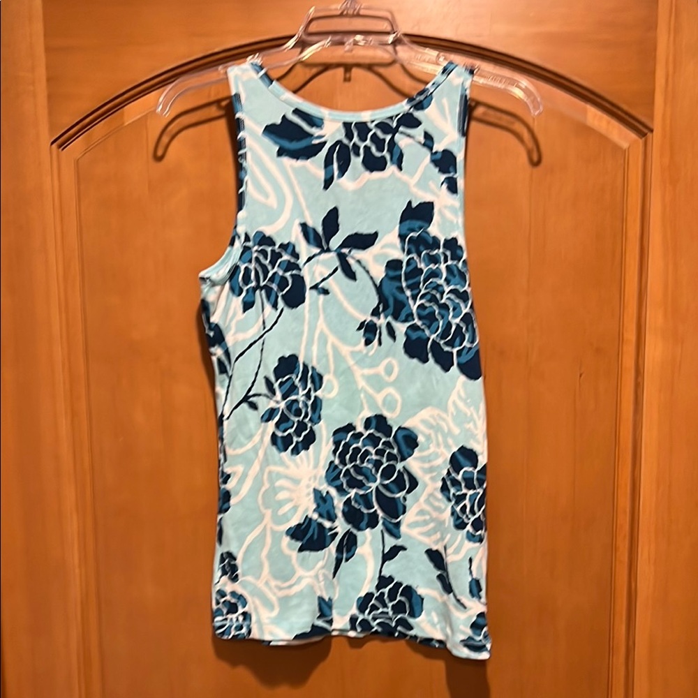 Sonoma Blue Fitted Sleeveless Tank Top - Picture 3 of 4